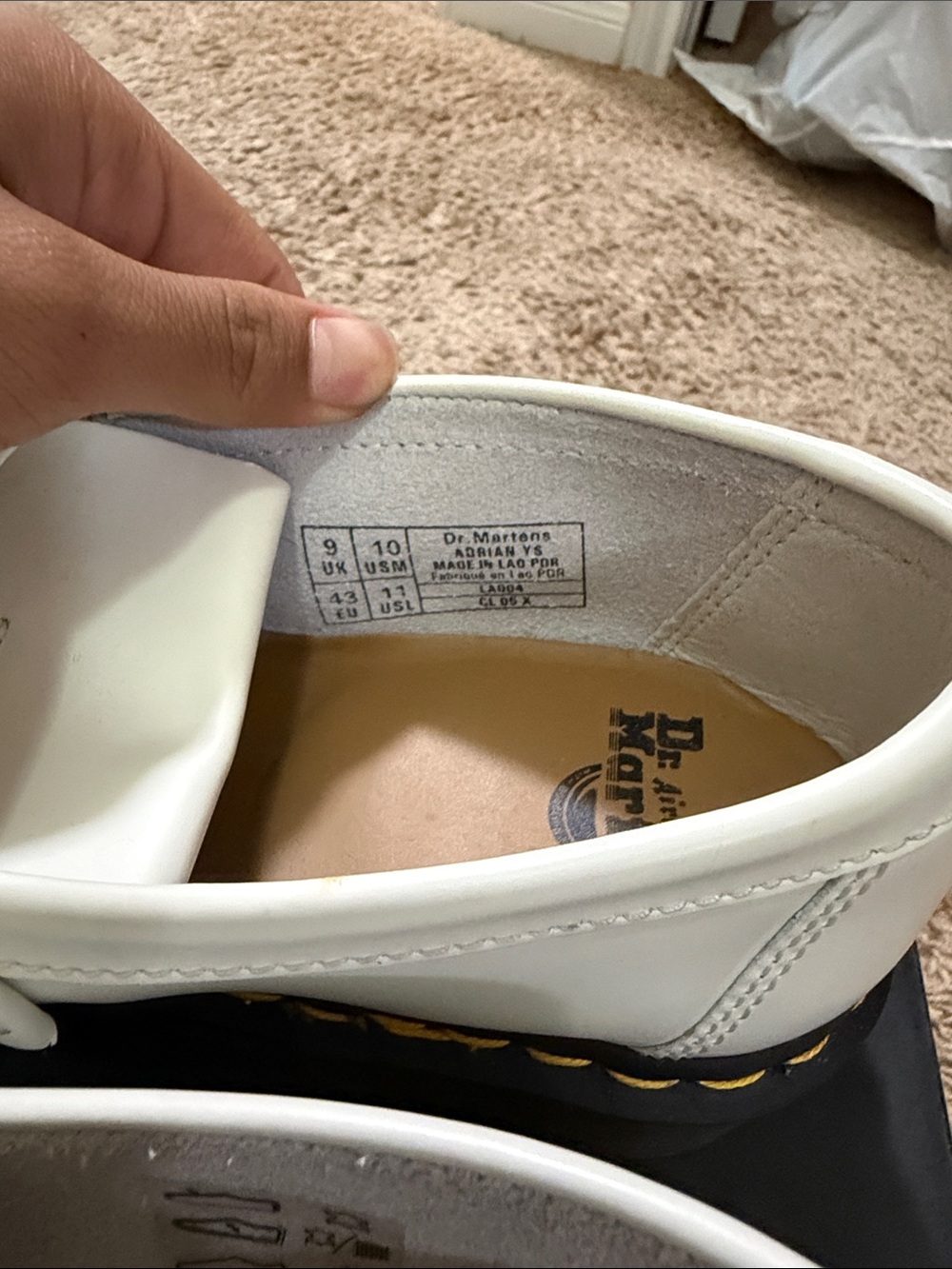 White Tassel Leather Loafers - Picture 4 of 4